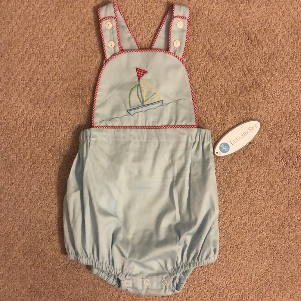 NWT Lullaby Set sailboat sunsuit